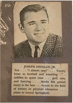 Joseph A DeFalco HS Plaque